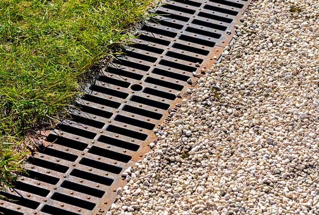 installation drain pluie