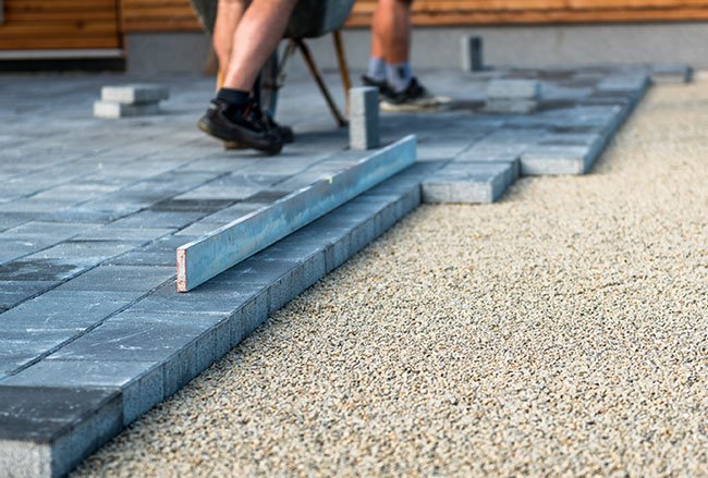 pose de pav&eacute;s vannes